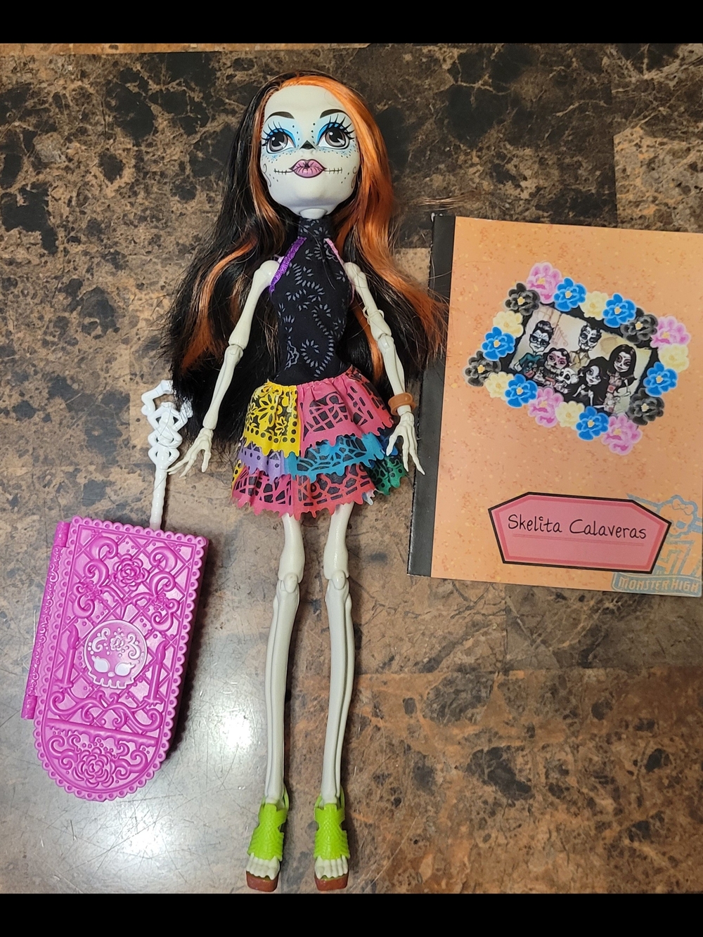 G1 Monster High Scaris Skelita Calaveras